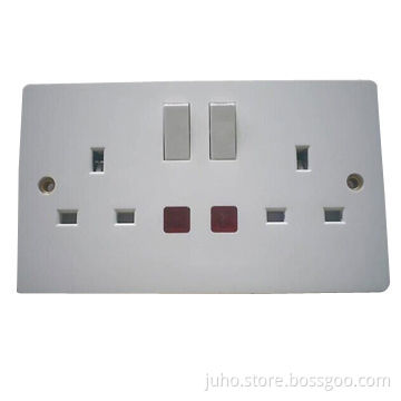 UK electric wall switch and socket with USB